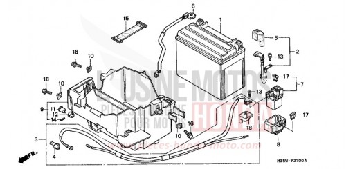 BATTERIE VF750CX de 1999